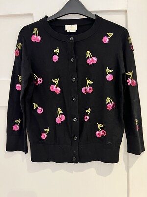 Cardigan Rose Avec Strass Nine West - Taille XS - Occasion Très Bon état