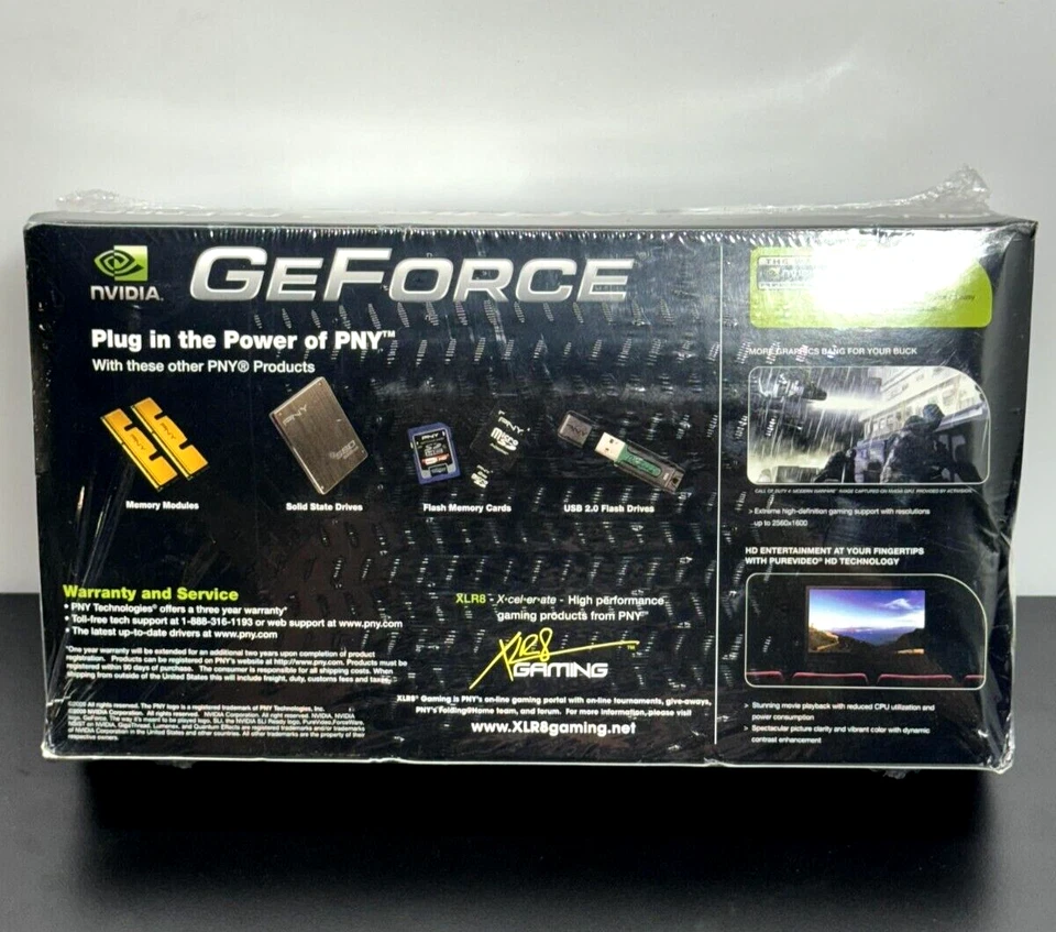 New Sealed PNY Nvidia GeForce Graphics Card PCI 5200 256MB - Image 2 of 3