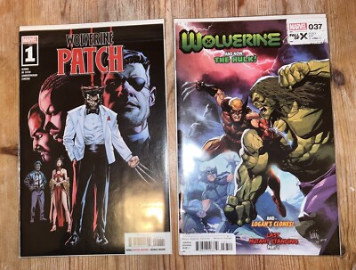 X2 Wolverine Comics, Patch #1 (2022) CVR / Wolverine #37 (2023)