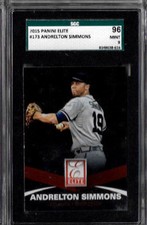 2015 Panini Elite Andrelton Simmons SGC 96/ 9