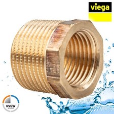 VIEGA Rotguss Reduzierstück AG / IG - Modell 3241 - verschiedene Größen