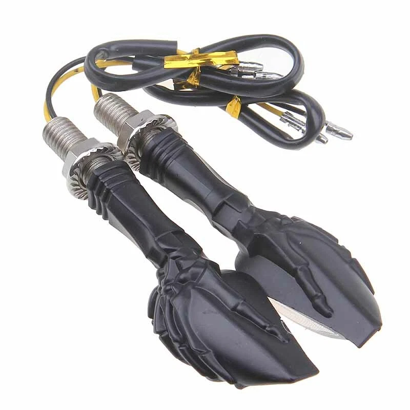 Luz indicadora intermitente LED de señal de giro para motocicleta universal para SUZUKI BMW Foto 4 de 4