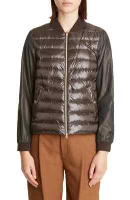 【24SS NEW】 HERNO_women / COTTON PAILLETTES ジャケット Herno Women's Ultralight Nylon & Techno Taffeta Down Jacket