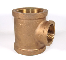 NEW Merit Brass 3" x 3" x 2" Lead Free Brass Reducing Tee NL106-484832
