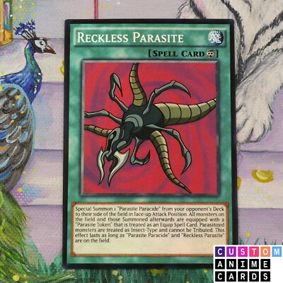 Reckless Parasite ANIME EFFECT HOLO card