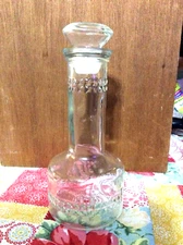 1975 Vintage Seven Seas Salad Dressing Glass Bottle & Stopper Advertising Bonus