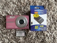 OLYMPUS FE-370 Compact Digital Camera 8MP 5x Zoom USB Charger Included
