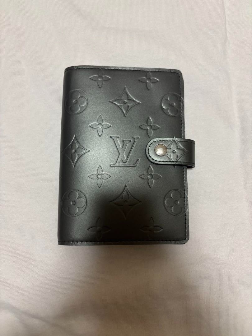 Auth Louis Vuitton Monogram Mat Agenda PM Vernis Notebook Cover