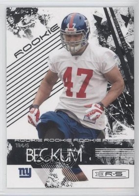 2009 Donruss Rookies & Stars Rookie 544/999 Travis Beckum #196 0c2