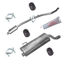 Auspuff Komplett Peugeot 206 CC 1.6 16V Coupe-Cabriolet 2T +Montagesatz