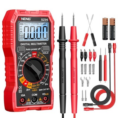 ANENG Digital Multimeter Tester Measures AC/DC Voltage,DC Current Ohm Amp Meter,