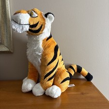 Raja Disney Store Authentic 14  Plush Stuffed Animal Toy Aladdin Jasmine Tiger