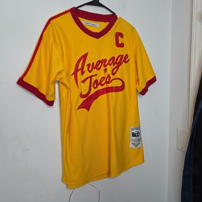 Headgear Classics Dodgeball Average Joes La Fleur 16 Jersey Yellow Mens Small