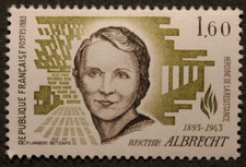 Timbre - FRANCE - Berthe ALBRECHT - YT2294 - Neuf** - 1983