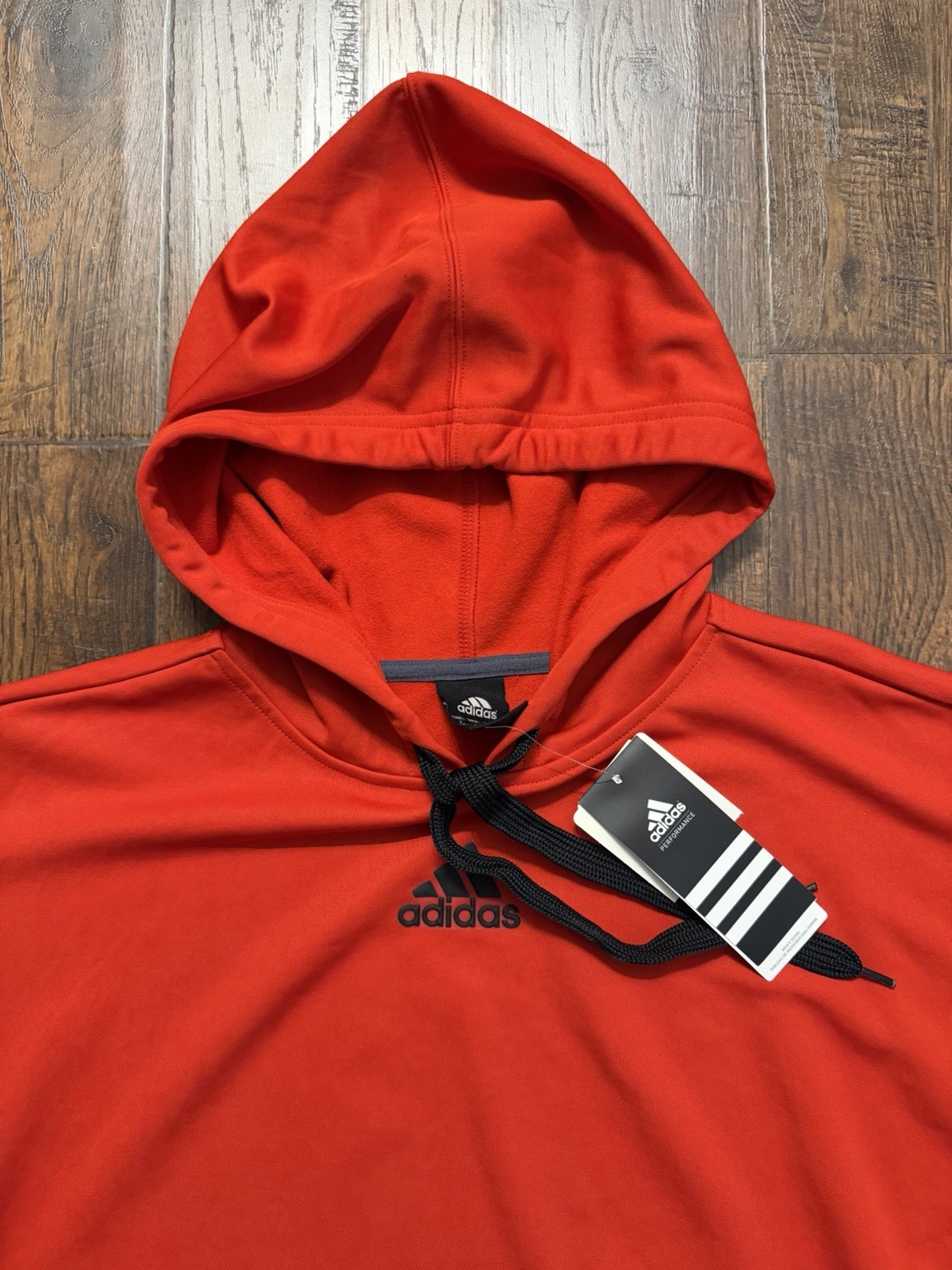 Adidas Tech Fleece Pullover Hoodie Men’s Large Center Logo Activewear Athleisure thumbnail 2