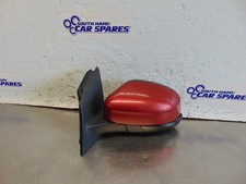 Ford Focus Wing Mirror Mk3 11-14 Passengers Left Red Ad Blis Power Fold