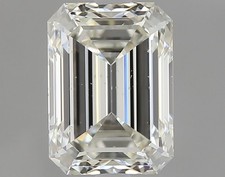 Emerald Cut 1.50 CT Cert. GIA Natural Mined Diamond Loose K color SI1 clarity 3723.60 per carat