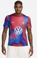 Size Small Nike USMNT Academy Pro Pre-Match Short Sleeve Team USA FJ2734-101