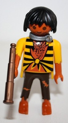 PLAYMOBIL 5135 PIRAT MIT HALSKETTE UND FERNSICHT KORSARENSCHIFF