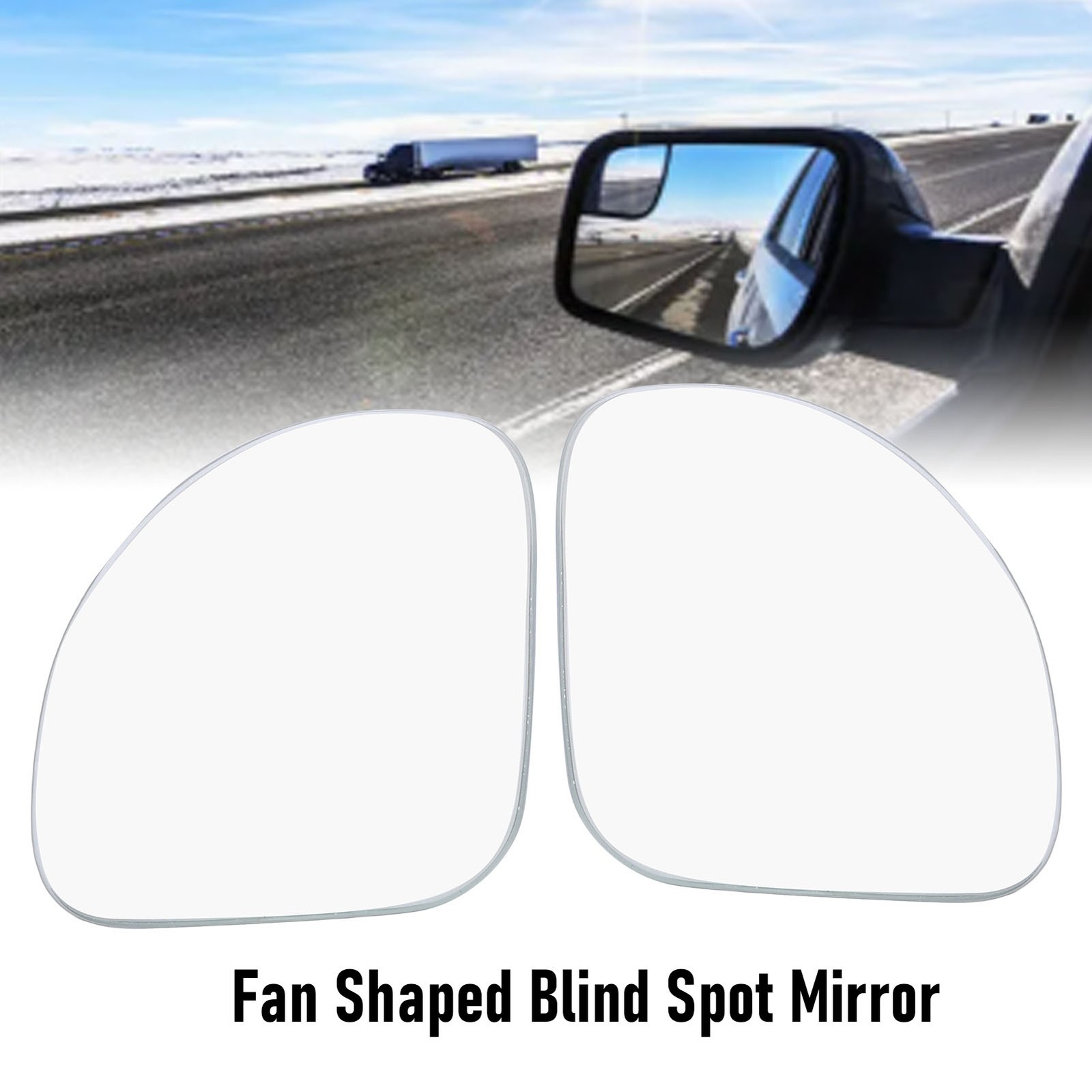 Fan Shaped Blind Spot Mirror 360 Degree Adjustable For Cars Excellent