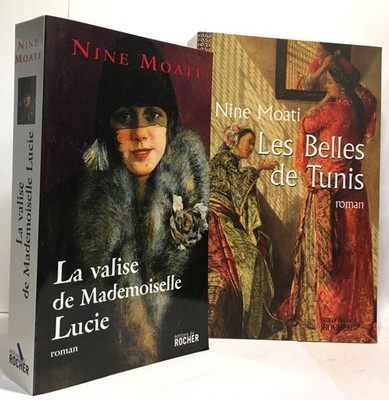 La valise de Mademoiselle Lucie + les belles de Tunis --- 2 livres|Très bon état
