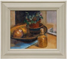 Pauline Plummer (b.1933) - Framed Contemporary Oil, Egremont Russets