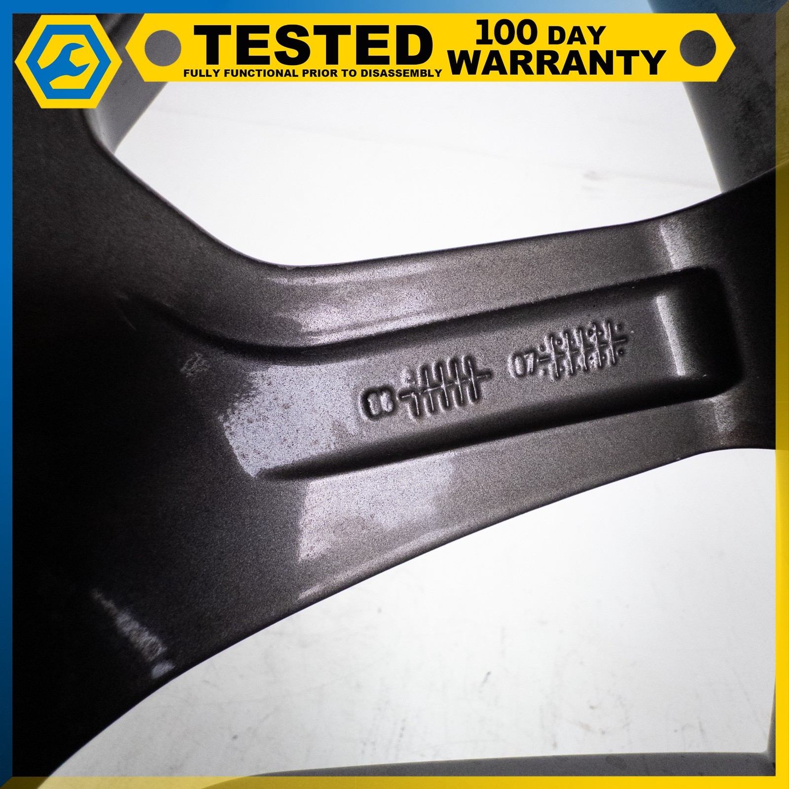 08-19 MASERATI GRANTURISMO GRANCABRIO 8.5J X 20 20" FRONT WHEEL RIM GRAY OEM