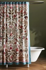 Anthropologie Monolo Shower Curtain. Multicoloured. RRP £78