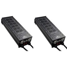Chauvet DJ Pro D6 6-Channel DMX-512 Dual 20A Dimmer Switch Relay Pack 2 Pack