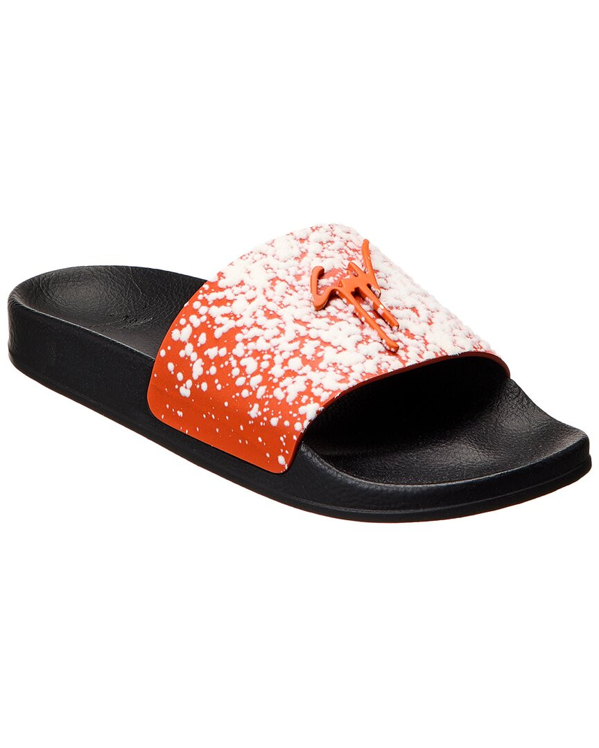 Мужские кроссовки Giuseppe Zanotti Newburel Leather Slide Оранжевые 40 25790₽