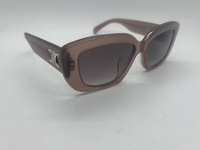 NEW CELINE CL40216U 45B Brown Sunglasses 55-15-135mm Comes w/Full Set