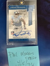 Ndamukong Suh 2025 Panini Honors Award Winners Auto (On-Card; Still Sealed)