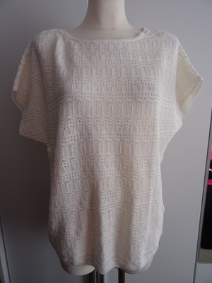 weißer kurzarm Pullover von Orsay, Größe S - NEU