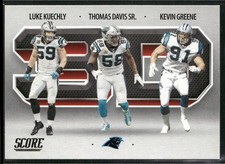 2021 Score #3D15 Kevin Greene / Luke Kuechly / Thomas Davis 3D