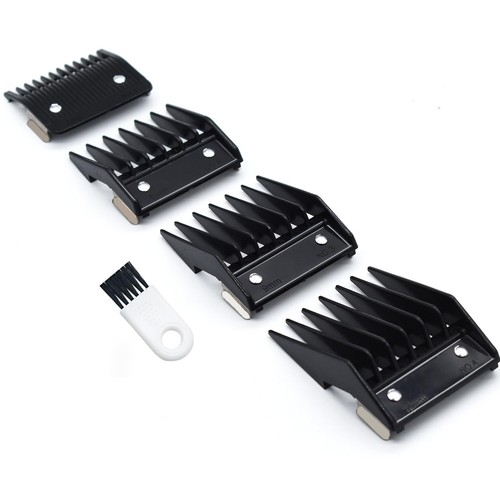 4 Pieces Professional Hair Clipper Attachment Guard Guide Combs Set, 1/8", 1/...