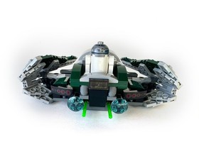 Lego Star Wars Yoda's Jedi Starfigher 75168 with alternate minifigures