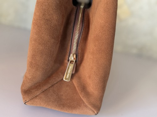 Bolso de hombro Michael Kors Christina grande triple refuerzo de cuero marrón - Imagen 13 de 13