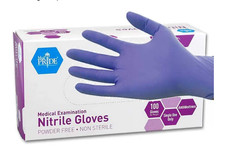 New Med Pride Nitrile Powder Free Medical Gloves XL 100 Count