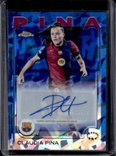 2024-25 Topps Women's Chrome Sapphire Claudia Pina Auto #AV-CP