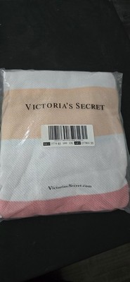 Victoria's Secret Pastel Striped Beach Blanket Throw 50x60 NEW