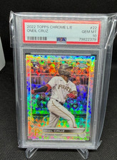 2022 Topps Chrome Logofractor Oneil Cruz Rookie RC #22 PSA 10 GEM MT L/E