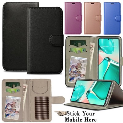 Universal Leder Brieftasche Tasche für Asus Zenfone 12 11 ROG Handy 9FE 8 3 5s