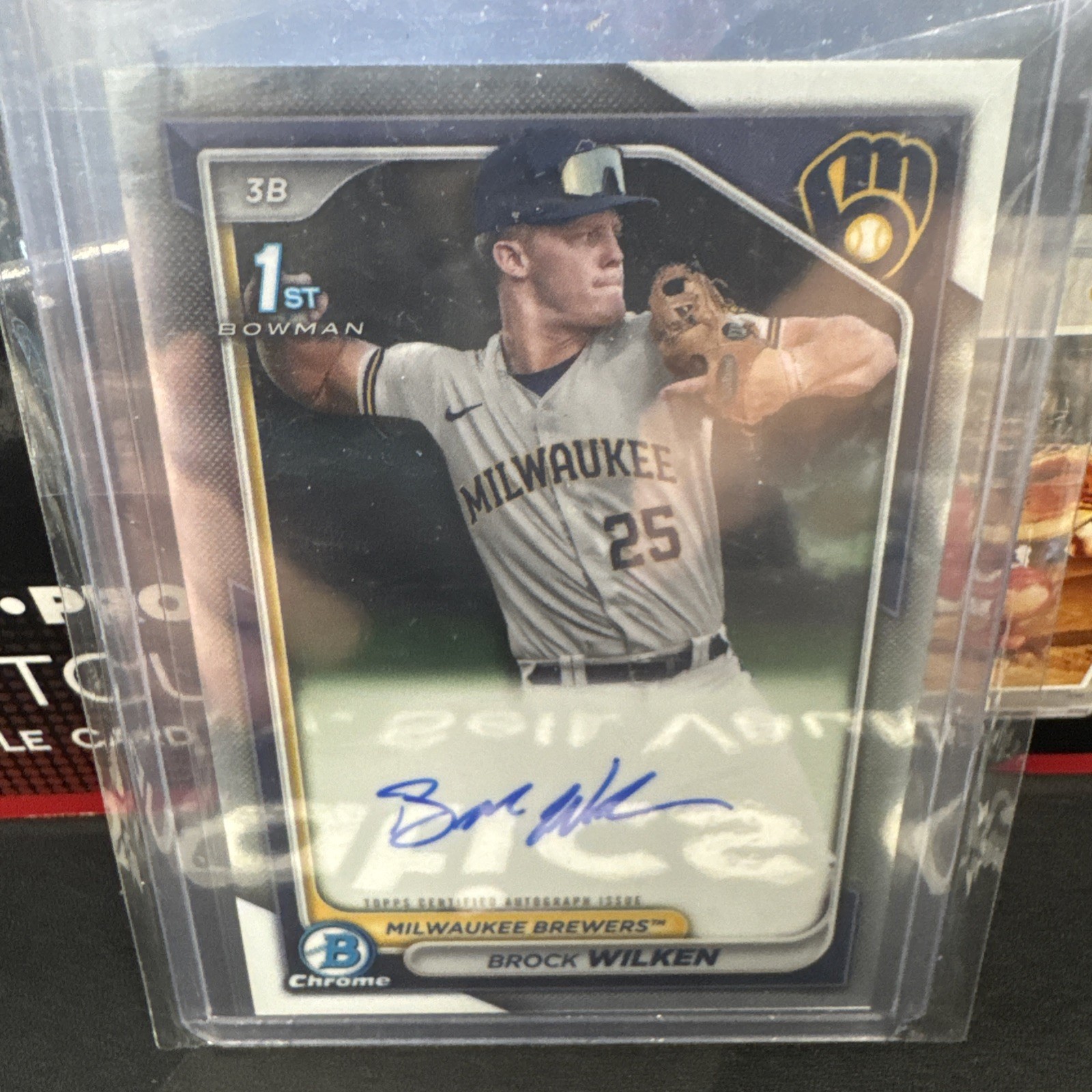 Brock Wilken 2024 Bowman - Chrome Prospect Autographs #CPA-BW (AU, RC)