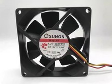 1PCS Genuine SUNON KDE1208PTV1 DC12V 1.9W 8cm 3-Wire Cooling Fan