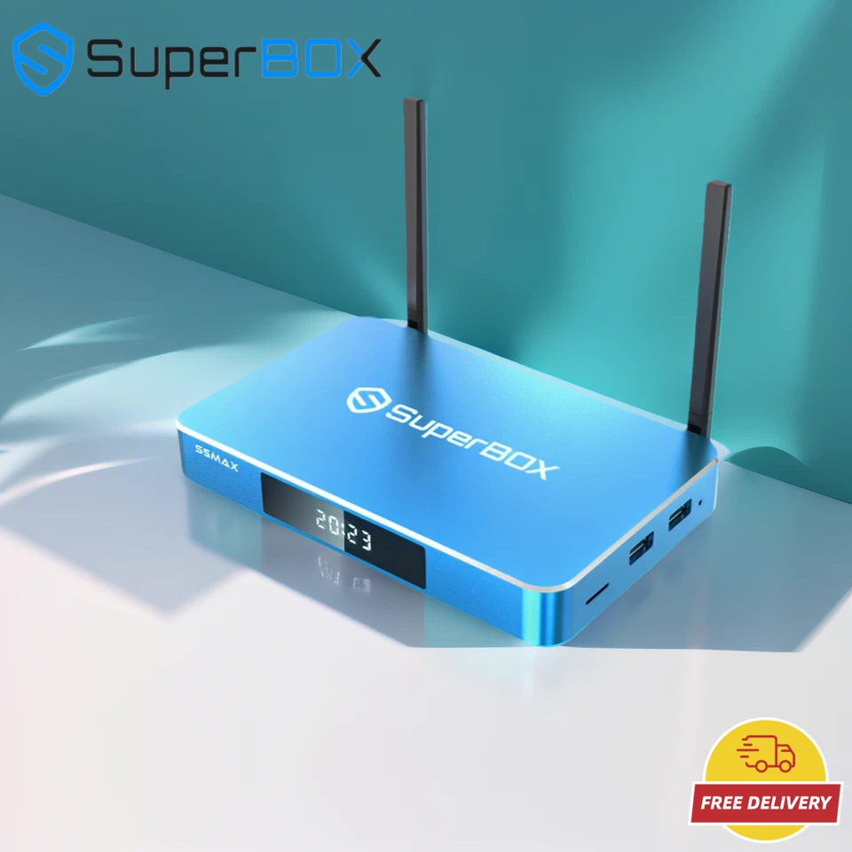 2025 Model Superbox S6 MAX,Ultra-HD,TV Box Wi-Fi With Bluetooth Voice Cammand - Image 2 of 4