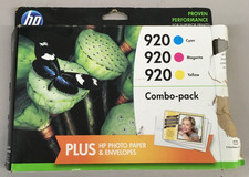 HP 920 Combo Pack 3 HP Ink Cartridges Cyan, Magenta and Yellow - 2017