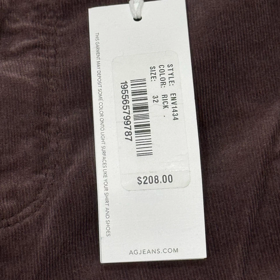 AG Adriano Goldschmied Mujer Talla 32 Roble Rico Pana Prima Pata de Cigarrillo Foto 3 de 4