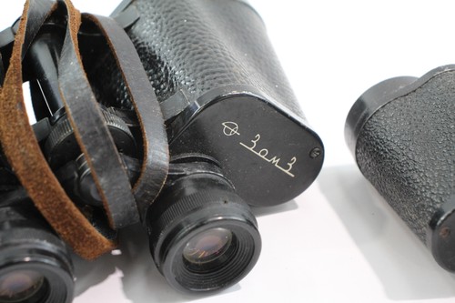 Vintage Carl Zeiss Jena Jenoptem 8x30w & 6n61 12x40 USSR Binoculars - Picture 3 of 9