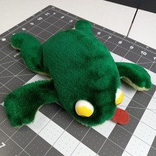 Russ Berrie Fleegle Vintage Frog Plush Ground Nutshells Item 149 Made In Korea