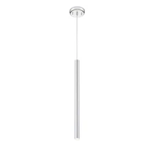 Z-Lite Forest 1 Light 24" Mini Pendant, Chrome - 917MP24-CH-LED